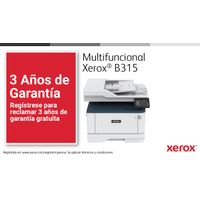 Miniatura 14 de XEROX  Xerox B315 A4 40 ppm Inalámbrica a doble cara Copia/impresión/escaneado/fax PS3 PCL5e/6 2 bandejas 350 hojas