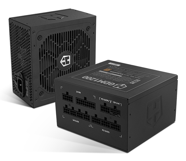 Fuente Alimentación 1200W NOX Hummer GDM 1200W GOLD 80 PLUS Gold Negro