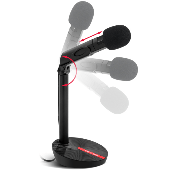 Spirit Of Gamer Negro Microfono Eko