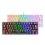 TECLADO MECANICO ULTRA COMPACTO MARS GAMING MK60 ITALIANO BLACK SWITCH AZUL PR100Hz ANTI-GHOSTING