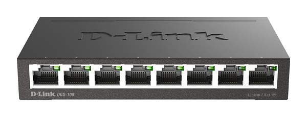 SWITCH 8 PUERTOS D-LINK DGS-108 GIGABIT