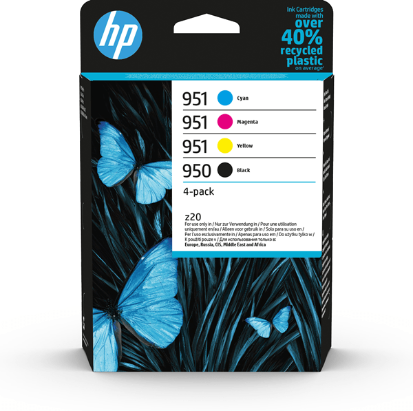 PACK CONSUMIBLES HP 950 BLACK 951 C/M/Y