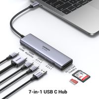 Miniatura 4 de HUB UGREEN 7 IN 1 HDMI 2 X USB C 3.2 /1 USB-A 3.2 +SD/ TF+PD