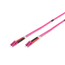 Fiber-Optic-Patch-Cord-LC-to-LC-Duplex--OM4--color-magenta--3m