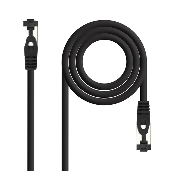 Nanocable Cable red Cat. 8.1 2GHZ SSTP Negro 3m