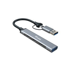 HUB-USB-C-EQUIP-128969-A-1xUSB-A--3xUSB-C-ADAPTADOR-USB-C-A-USB-A-INCLUIDO