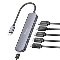 Miniatura 4 de DOCKING USB-C 6-EN-1 EQUIP 133499 A 1xHDMI 4K 4xUSB-C 10GBPS  1xUSB-C PD 100W