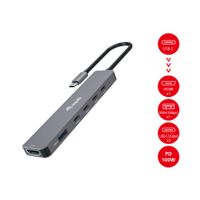Miniatura 6 de DOCKING USB-C 6-EN-1 EQUIP 133500 A 1xHDMI 4K 4xUSB-C 1xUSB-A 1xUSB-C PD 100W