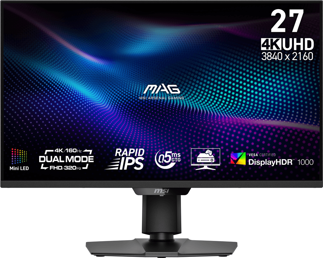 MONITOR MSI MAG 274UPDF E16M 27" Rapid IPS 3840 x 2160 HDMI
