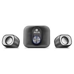 ALTAVOCES 2.1 NGS MINI COMET USB 20W COLOR NEGRO