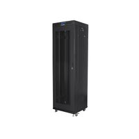 Miniatura 2 de ARMARIO LANBERG RACK 19" 42U 600X600 FLAT PACK V2 PUERTA MESH CON LCD NEGRO