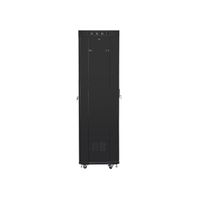 Miniatura 3 de ARMARIO LANBERG RACK 19" 42U 600X600 FLAT PACK V2 PUERTA MESH CON LCD NEGRO