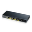 ZYXEL-GS1900-10HP--8-PORT-GBE-L2-POE-SMART-SWITCH---2-SFP-SLOTS-------802.3AT--DESKTOP--FANLESS--70-WATT