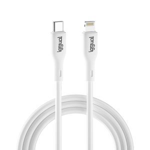 iggual-cable-USB-C-Lightning-100-cm-blanco-Q3.0-3A