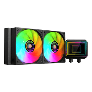 SISTEMA-DE-REFRIGERACION-LIQUIDA-MARS-GAMING-ML-TWO240-2x120mm-ARGB-450W-TDP-COLOR-NEGRO