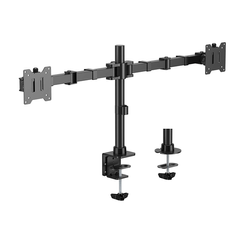 AISENS Soporte de Mesa Eco Giratorio e Inclinable para Monitor TV 20kg  3 Pivotes  2 Brazos  de 17  35   Negro