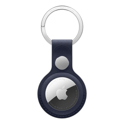 AirTag FineWoven Key Ring - Navy