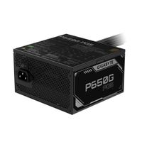 Miniatura 4 de Fuente Alimentación 650W GIGABYTE  P650G PCIE 5.1 Fuente de alimentación – PCIe 5.1, 80 PLUS Silver, ventilador de 120mm, compatible con ATX 3.1, ench
