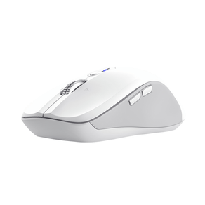 MOUSE-TRUST-WIRELESS-Y-BLUETOOTH-FERRO-BLANCO-3200-DPI-AJUSTABLE-9-BOTONES-3-DISPOSITIVOS