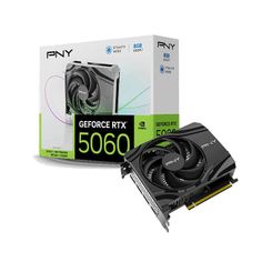 Tarjeta Gráfica PNY GeForce RTX 5060 Single Fan 8GB GDDR7 Negro