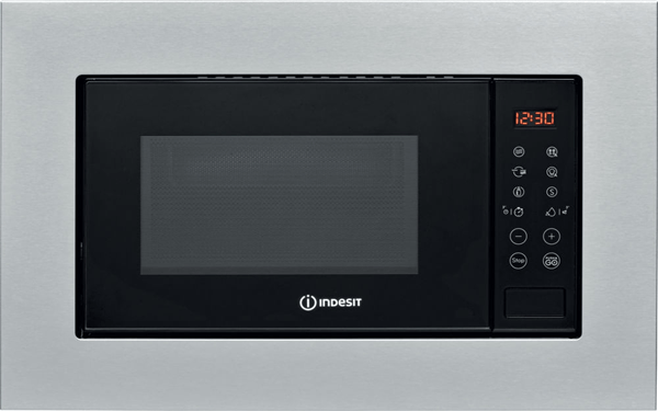 HORNO MICROONDAS INTEGRABLE INDESIT MWI 120 GX 20 LITROS CON GRILL INOX
