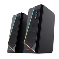 Miniatura 1 de ALTAVOCES TRUST 2.0 ZOXA RGB 6W RMS 12W MAX 6 MODOS ILUMINACION  AUTOALIMENTADO USB LED  COLOR NEGRO 24070