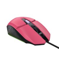 Miniatura 3 de MOUSE TRUST GAMING RGB GXT 109P FELOX  25066 COLOR ROSA ILUMINACION LED 6 BOTONES CABLE 150cm