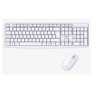 APPROX-Teclado-raton-inalamb-X420W-1000DPI-Blanco