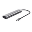 HUB-USB-C-TRUST-HALYX-25136-ALUMINIO-USB-C-A-4-PUERTOS-USB-C-Y-1-USB-C-PASS-THROUGH-DE-100W-25136