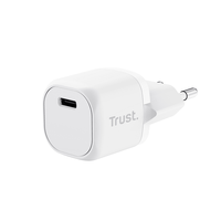 Miniatura 1 de CARGADOR USB TRUST 25205 USB-C 20W COMPATIBLE PD Y PPS 3A COLOR BLANCO
