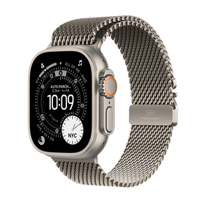 Apple-Watch-Ultra-3-GPS---Cellular-49mm-Natural-Titanium-Case-with-Natural-Titanium-Milanese-Loop---Small