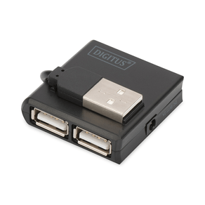 USB-2.0-HIGH-SPEED-HUB-4-PORT-4X-USB-A-F--1X-USB-B-MINI-M--INCL.-USB--CABLE