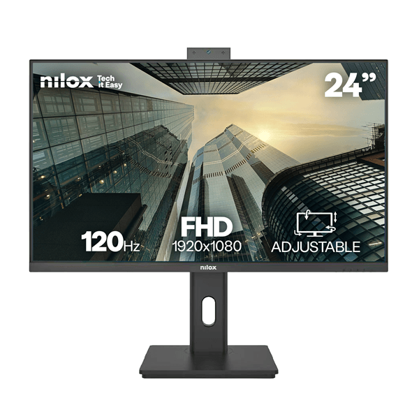 NILOX NXM24RWEB02B 24" LED IPS Full HD Altavoces