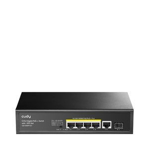 CUDY-5-Port-Gigabit-PoE--Switch-with-1-SFP-Port-120W