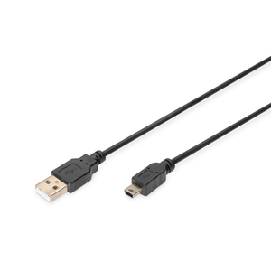 Cable-de-conexi-n-USB-2.0---tipo-A---mini-B--5-pines--M-M--1-8-m--admite-USB-2.0--UL--bl