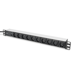 1U-Aluminum-PDU--19--10x-IEC-C13--10A--2500W--250VAC-50-60Hz--overl-prot.1xC14