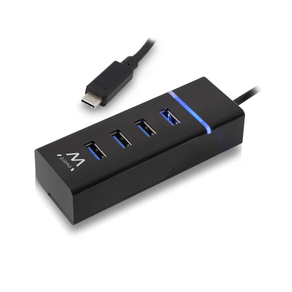 Ewent-E1137-HUB-USB-TIPO-C-4-PUEROS-USB-3.1