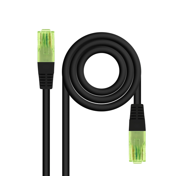 Nanocable Cable RJ45 Cat.6 UTP CCA 25cm Negro