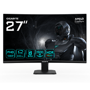 MONITOR-GIGABYTE-27--GS27FC2CURVOVA-1500R1920X1080--FHD-0.31PP3000-11MS240HZ2HDMI-1DP