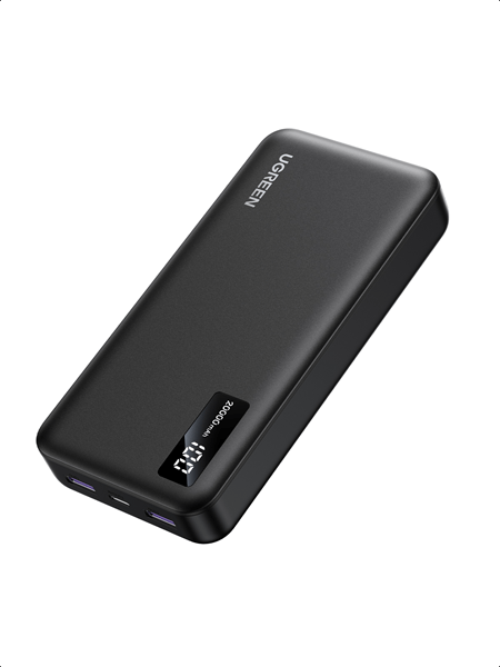 UGREEN POWER BANK 20000MAH 22.5W BATERIA EXTERNA CON CABLE USB C CARGADOR PORTATIL PD 20W CON PANTALLA LED COMPATIBLE