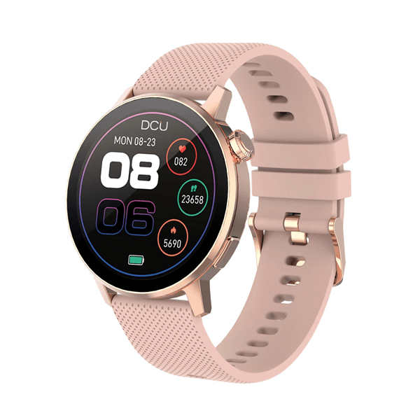 DCU Advance Tecnologic 34157086 Relojes inteligentes y deportivos 3 35 cm 1 32 AMOLED 42 mm Anal gica 466 x 466 Pixeles Pantalla t ctil Oro Renov