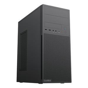 Caja COOLBOX  COOLBOX CAJA ATX A780 USB-C 3.2 GEN1 FTE.500W FORCE BR-500 80+BRONCE  Negro Incluye Fuente