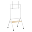 AISENS-Soporte-de-suelo-eco-con-rueda--1-bandeja-para-pantalla-interactiva-TV-80kg-de-37-86--Blanco-Madera