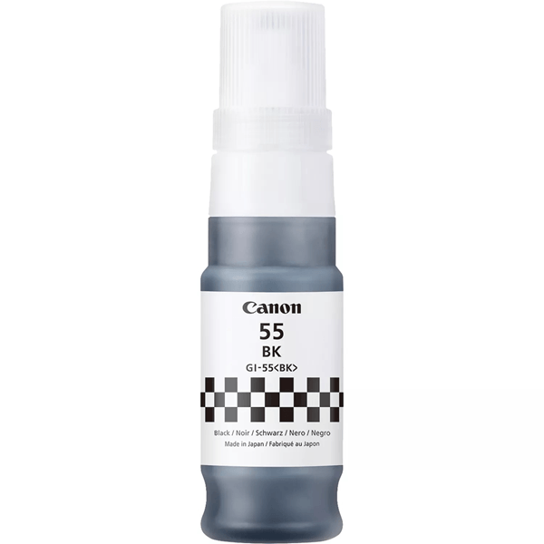 BOTELLA DE TINTA CANON GI-55BK