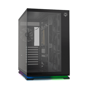 Caja NOX Hummer HUMMER GALAXY| Semitorre ATX compacta tira ARGB Ne RGB Negro