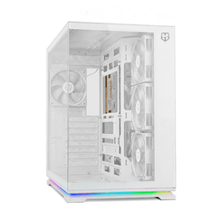 NOX Hummer HUMMER GALAXY| Semitorre ATX compacta tira ARGB Ne RGB Blanco