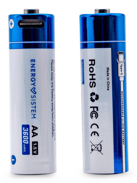 PILA RECARGABLE ENERGY AA PACK 2