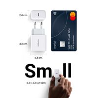 Miniatura 11 de CARGADOR PARED USB C 20W IPHONE / IPAD/ GALAXY CARGA RAPIDA BLANCO