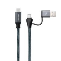 Miniatura 3 de Nanocable Cable USB3.2 100W USB-C+A/USB-C 2 M