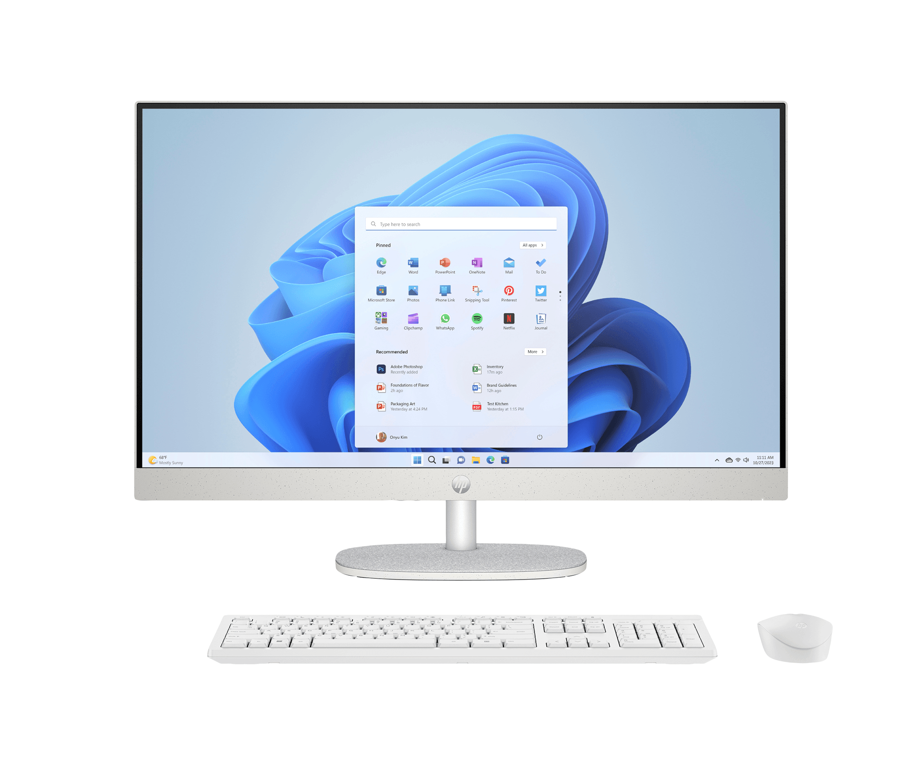 PC HP AIO 27-CR0090NS i5-1334U 16GB 512GB 27"FHD FreeDOS
